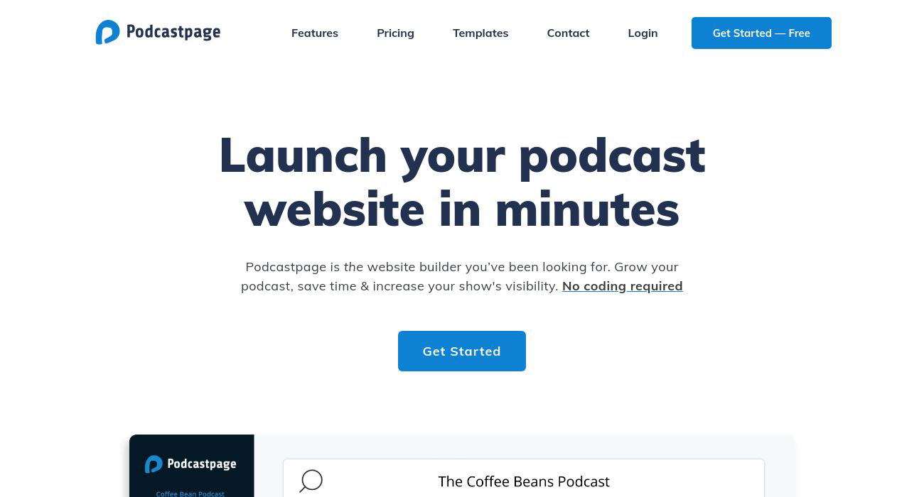 Podcastpage